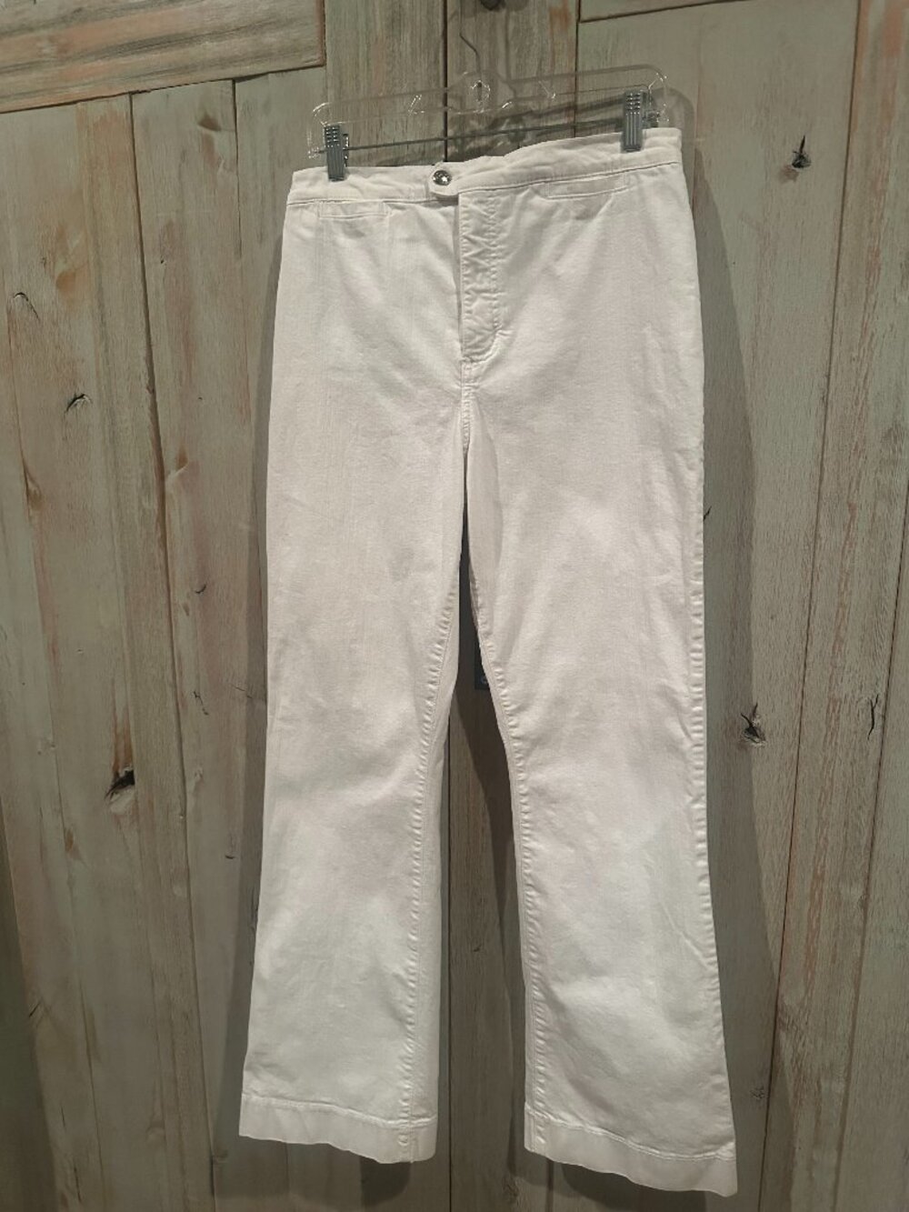 White NYDJ Denim Pants/Jeans Size 12